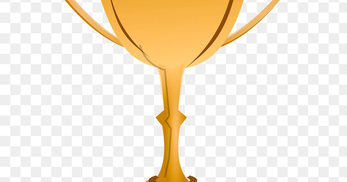 Ilustración de un trofeo dorado sobre fondo blanco